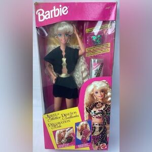 Jewel And Glitter Barbie Doll In Multilingual Box 1993 Mattel NRFB